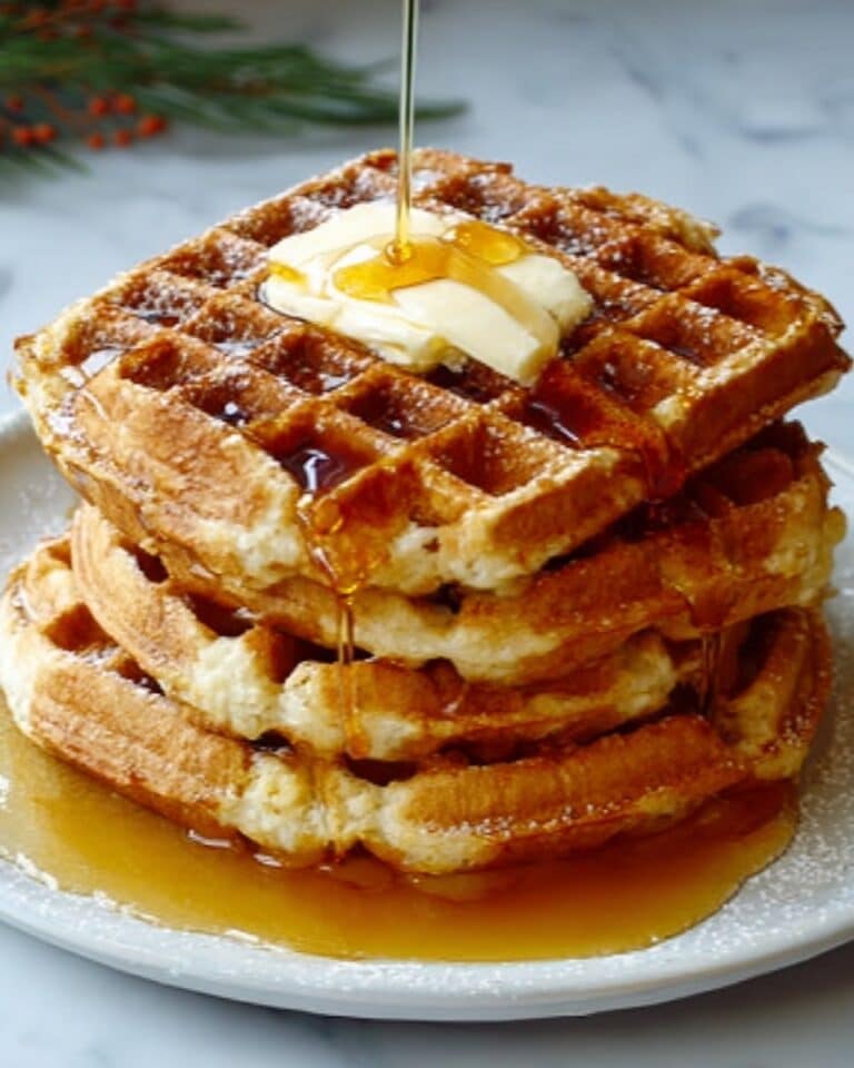 Gingerbread Buttermilk Waffles Recipe