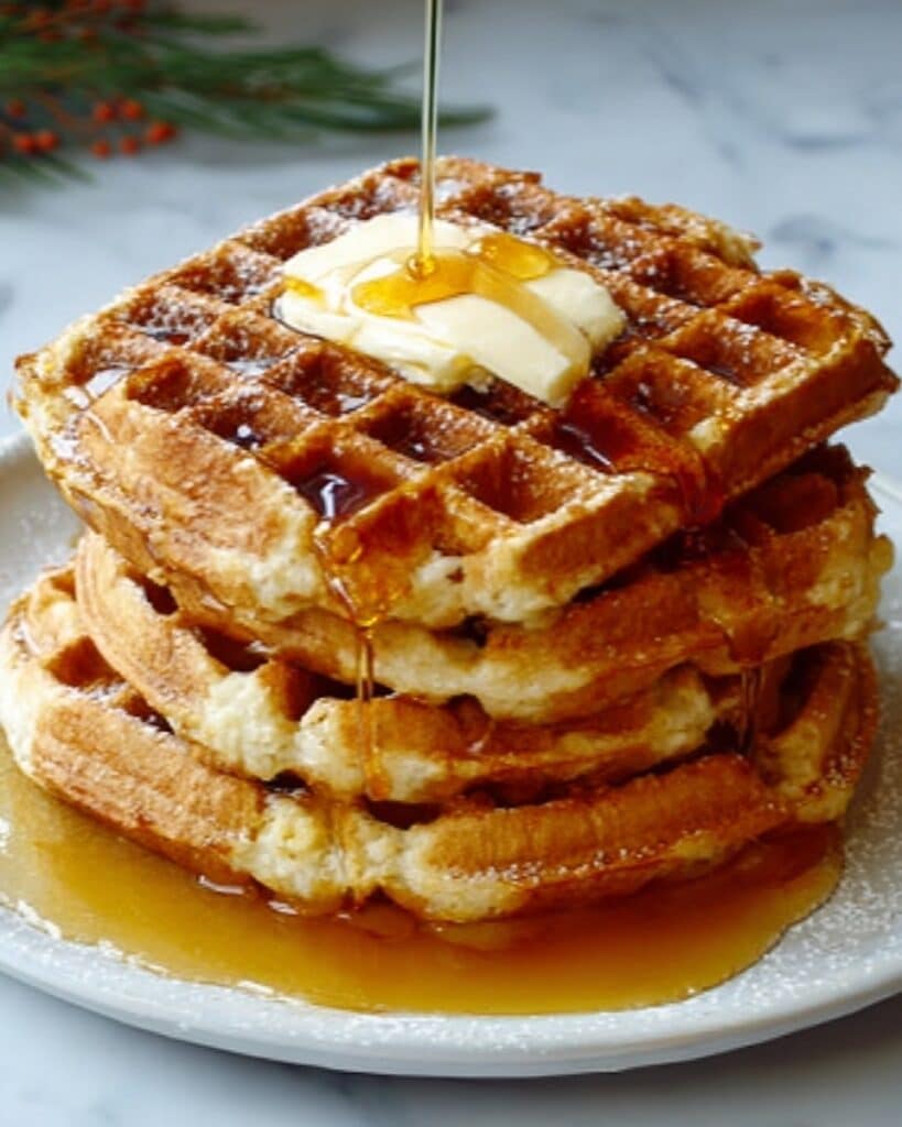 Gingerbread Buttermilk Waffles Recipe