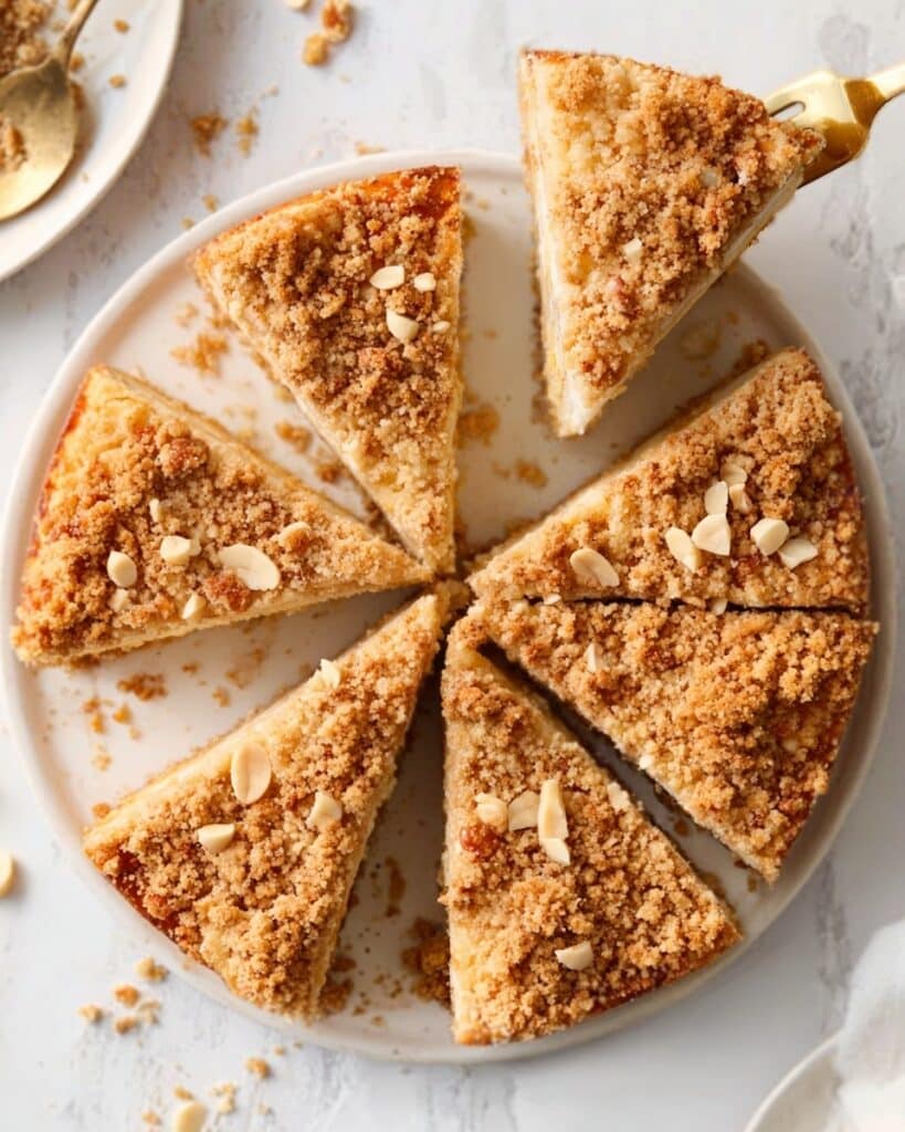 Spiced Almond Streusel Dessert Cake Recipe