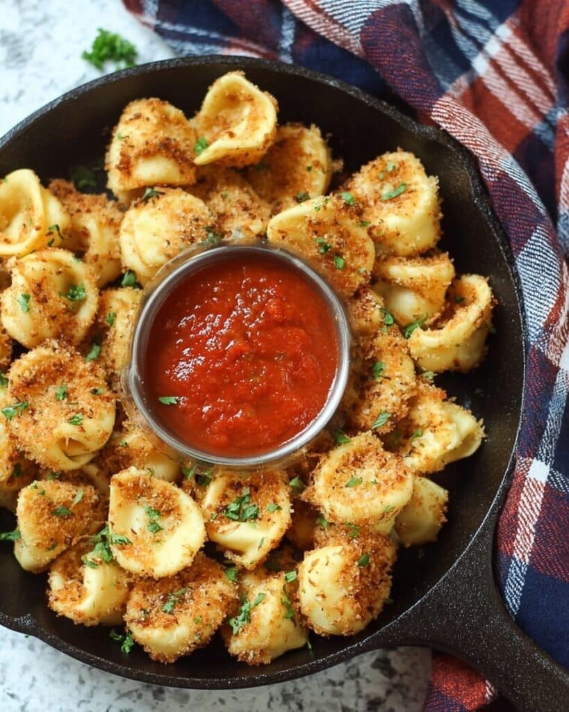 Fried Prosciutto Tortellini Recipe