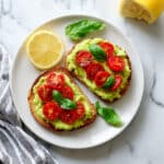 Avocado Toast with Cherry Tomatoes Recipe