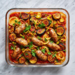 Curried Sausages Tray Bake Recipe