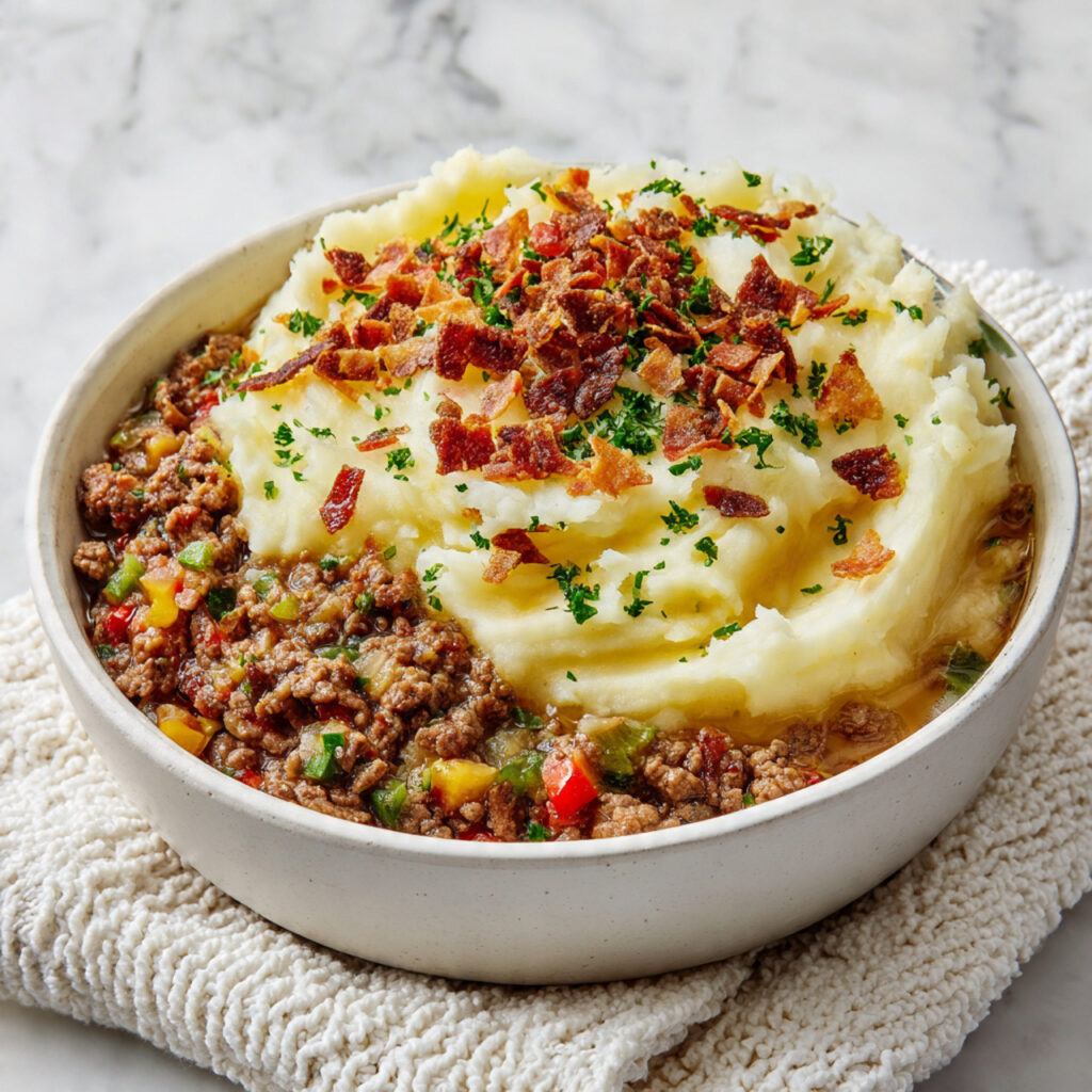 Shepherd’s Pot Pies with Crispy Bacon Recipe