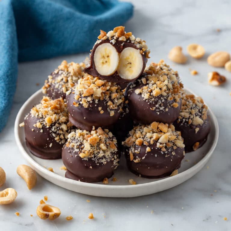 Chocolate-Dipped Banana Bites Recipe