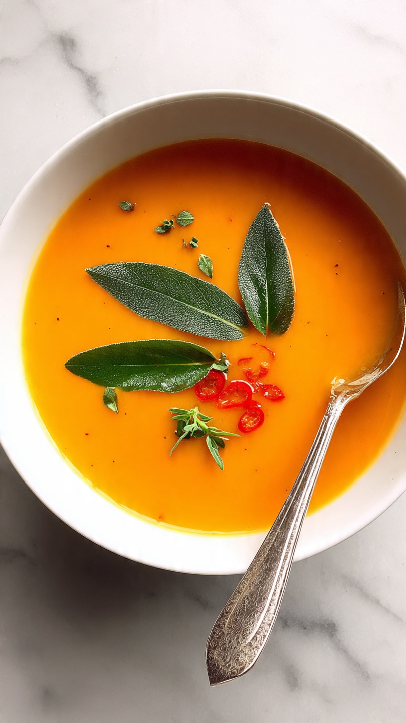 Spiced Harvest Pumpkin Soup Recipe - Recipe Image