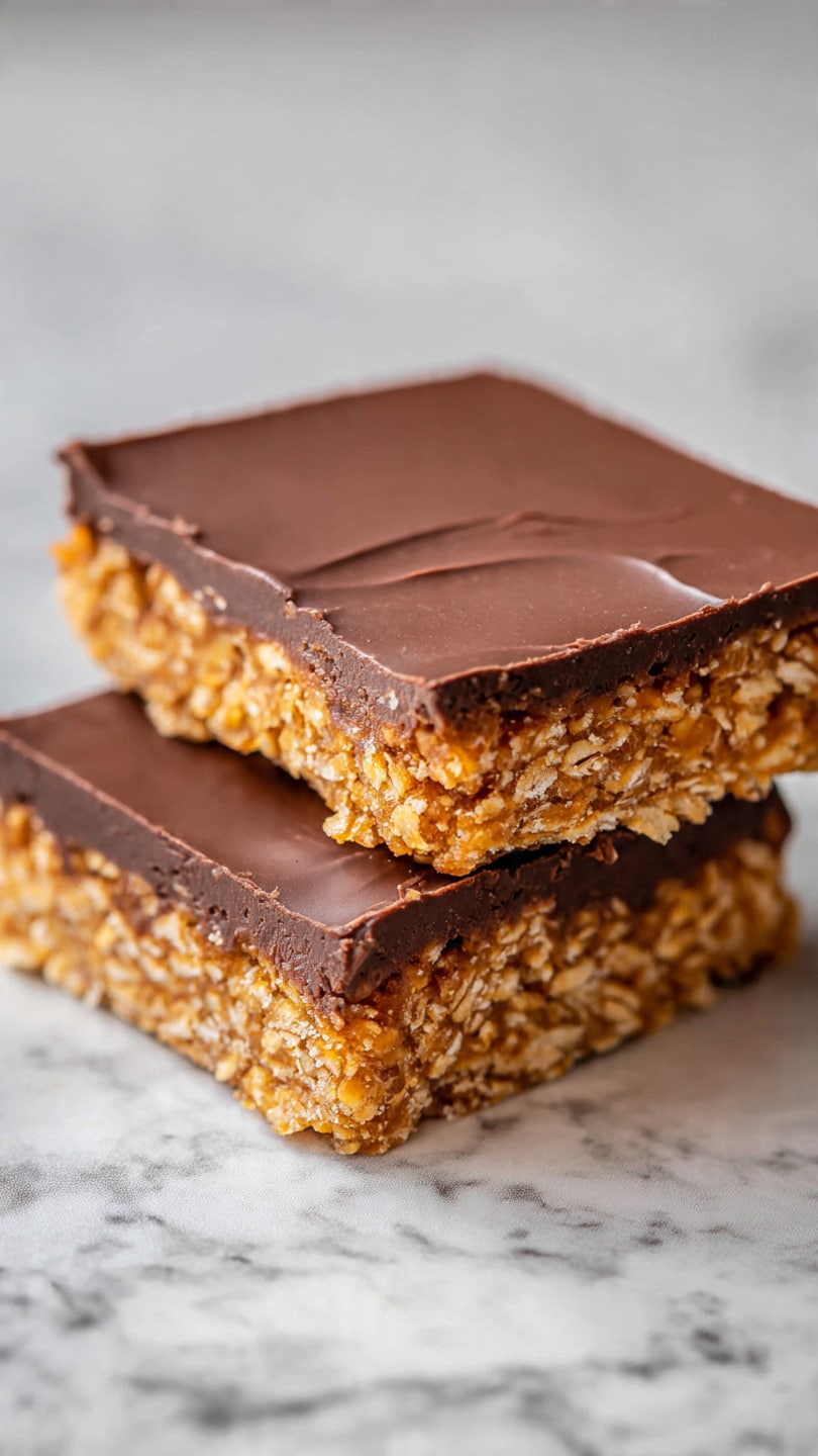 Chocolate Flapjacks: Chewy Oat Bars with Rich Chocolate Recipe - Recipe Image
