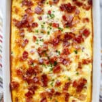 Hearty Make-Ahead Breakfast Casserole with Sausage, Eggs, and Cheddar Recipe