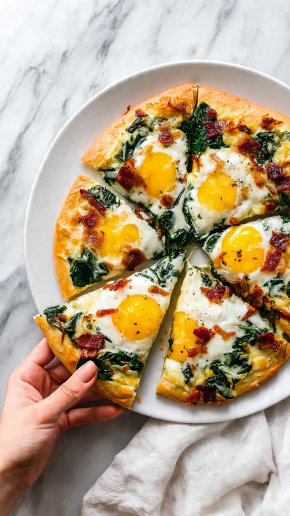 Sunny-Side-Up Breakfast Pizza Recipe