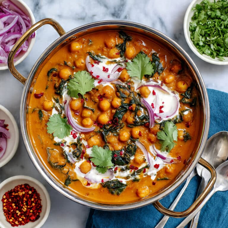 Chickpea and Spinach Curry Recipe