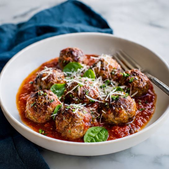 Chorizo Meatballs with Risoni Recipe - Recipe Image