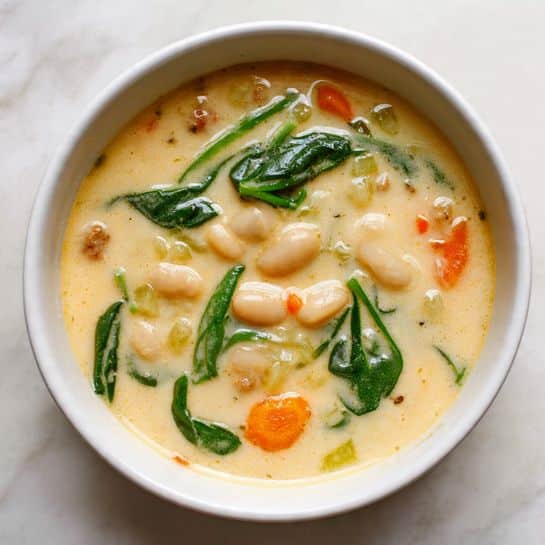 Spicy Sausage and White Bean Stew Recipe - Recipe Image