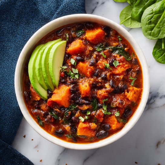 Sweet Potato and Black Bean Chili Recipe
