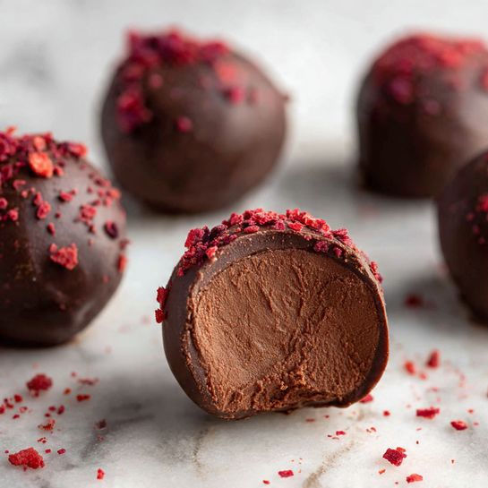 Dark Chocolate Raspberry Truffles Recipe