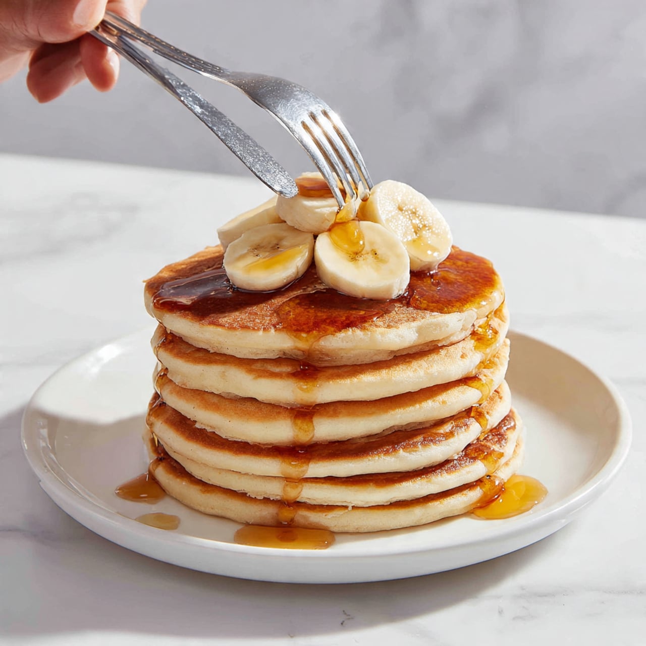 Whole Wheat Banana Pancakes Recipe - Recipe Image