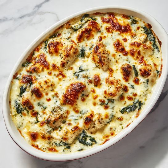 5-Ingredient Chicken and Mushroom Pasta Bake Recipe