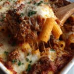 Baked Ziti with Ricotta and Mozzarella Recipe
