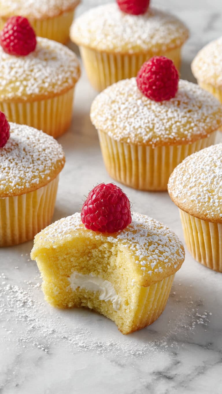 Fluffy Japanese Cotton Cheesecake Cupcakes Recipe