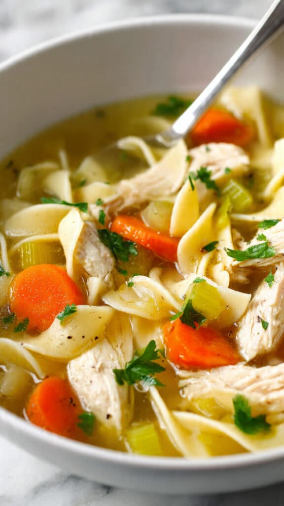 Easy Stovetop Chicken Noodle Soup Recipe