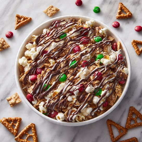 Christmas Crunch Mix: Festive Sweet-and-Salty Holiday Snack Recipe