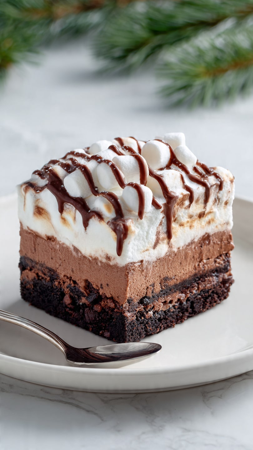 Hot Chocolate Lasagna Recipe - Recipe Image