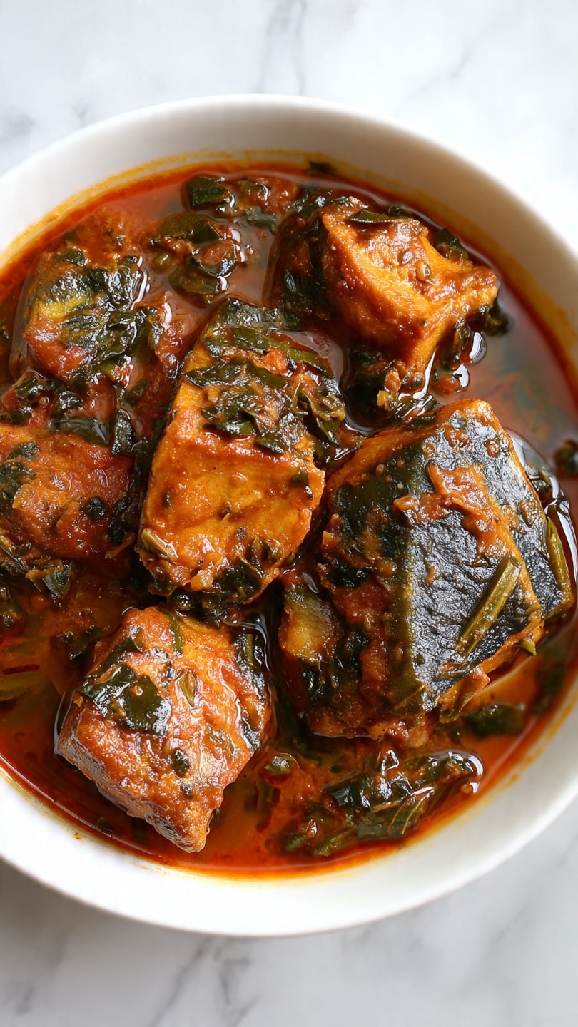 Banga Soup (Delta-Style Palm Nut Soup) Recipe - Recipe Image
