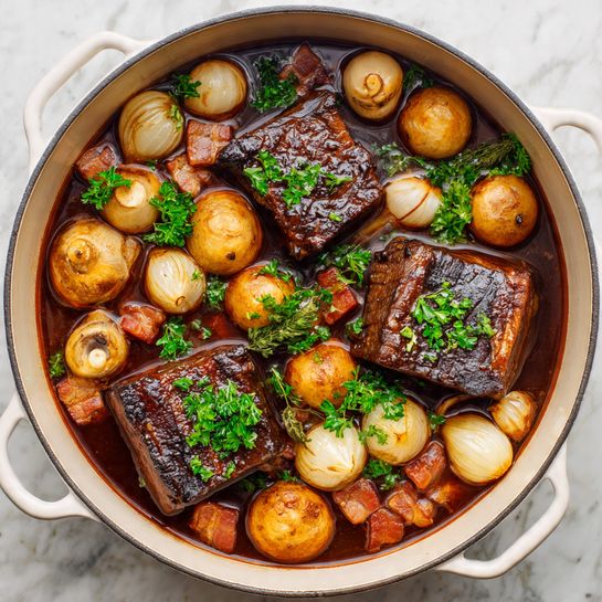 Classic Beef Bourguignon Recipe - Recipe Image