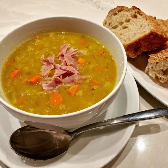 Slow-Cooker Pea and Ham Soup Recipe - Recipe Image
