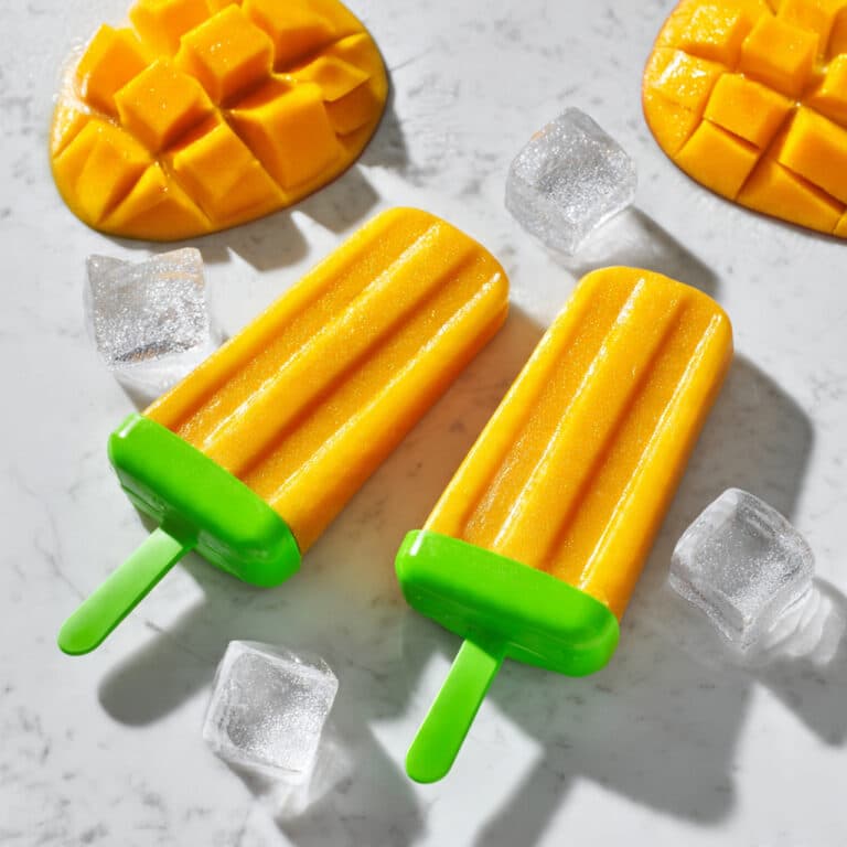 Easy Creamy Mango Popsicle Recipe