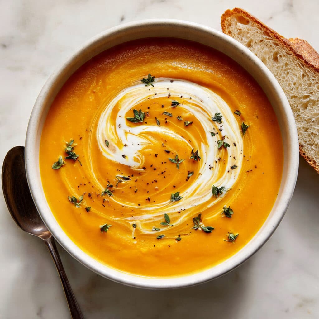 Butternut Squash Ginger Soup Recipe