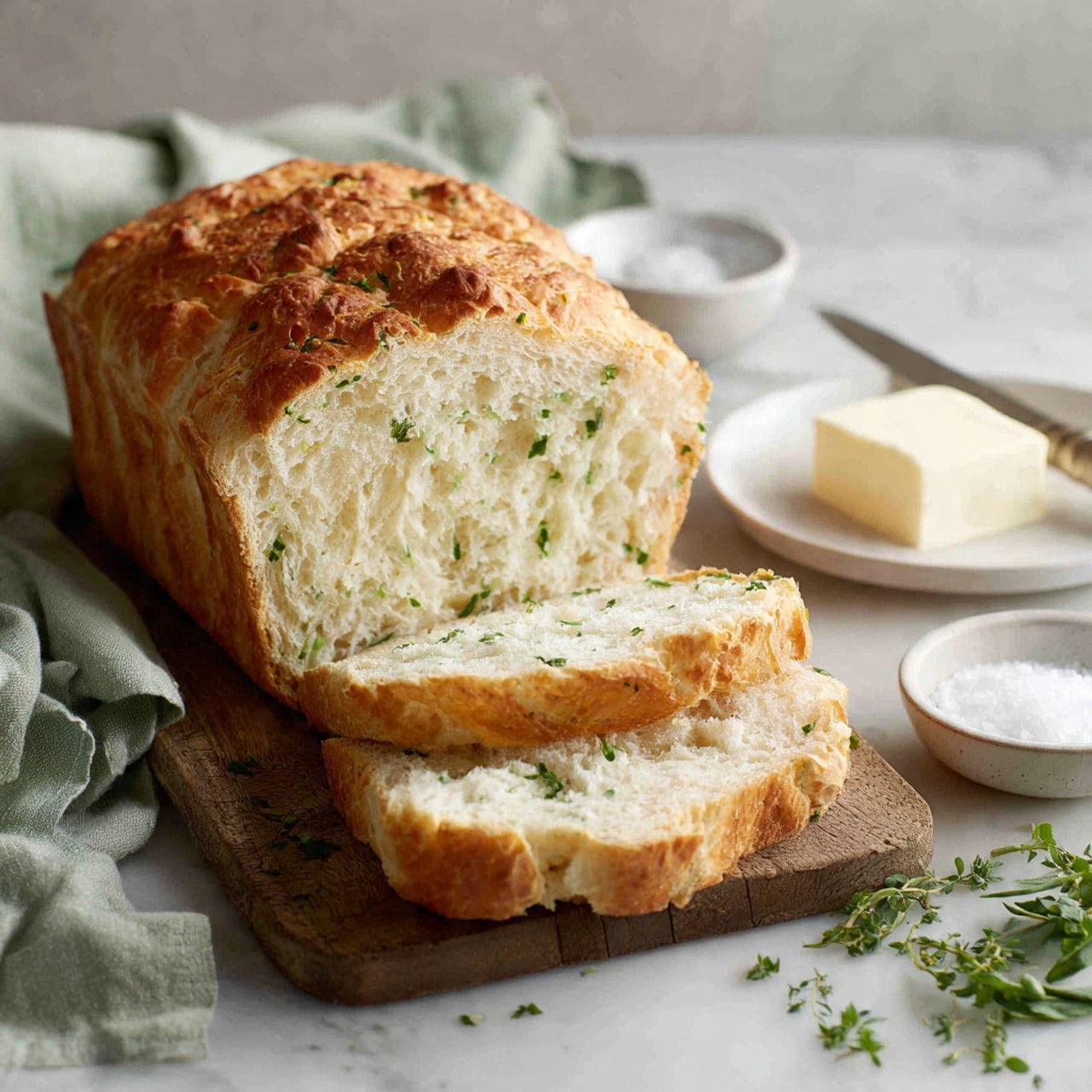 Savory Herb and Cheese Bread Recipe - Recipe Image