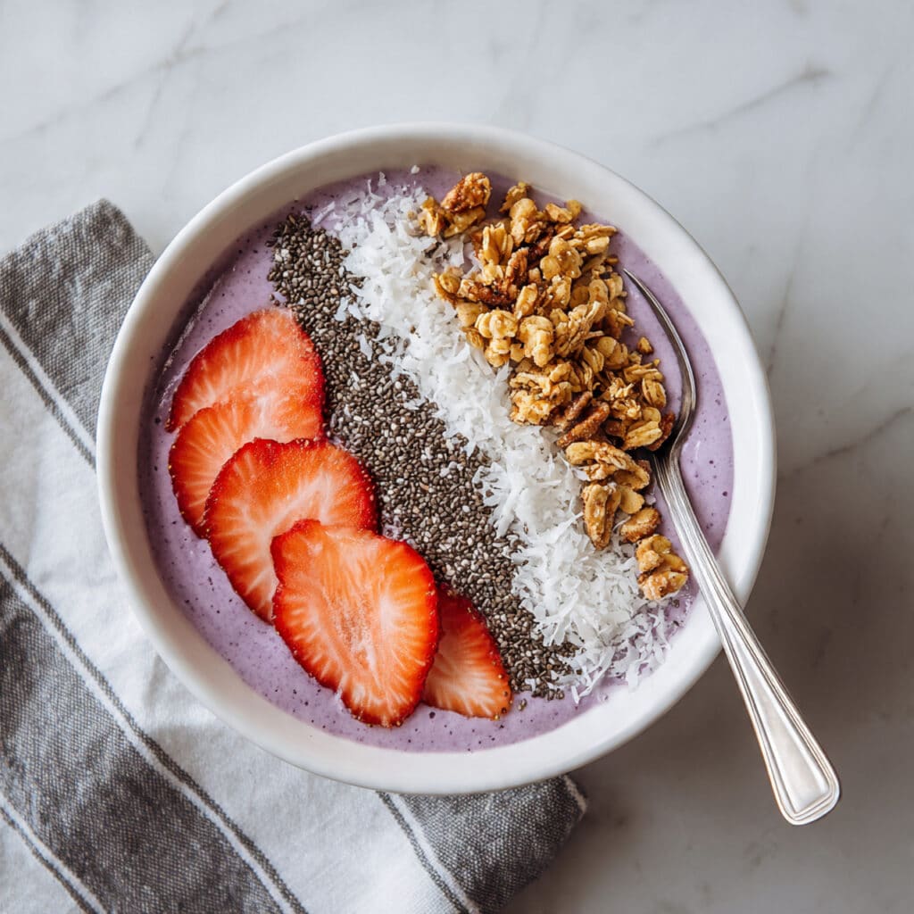 Strawberry Banana Açaí Bowl Recipe