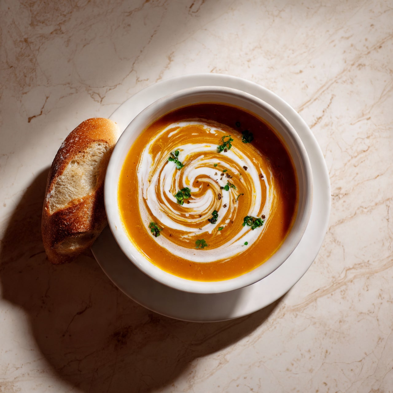 Butternut Squash Ginger Soup Recipe - Recipe Image