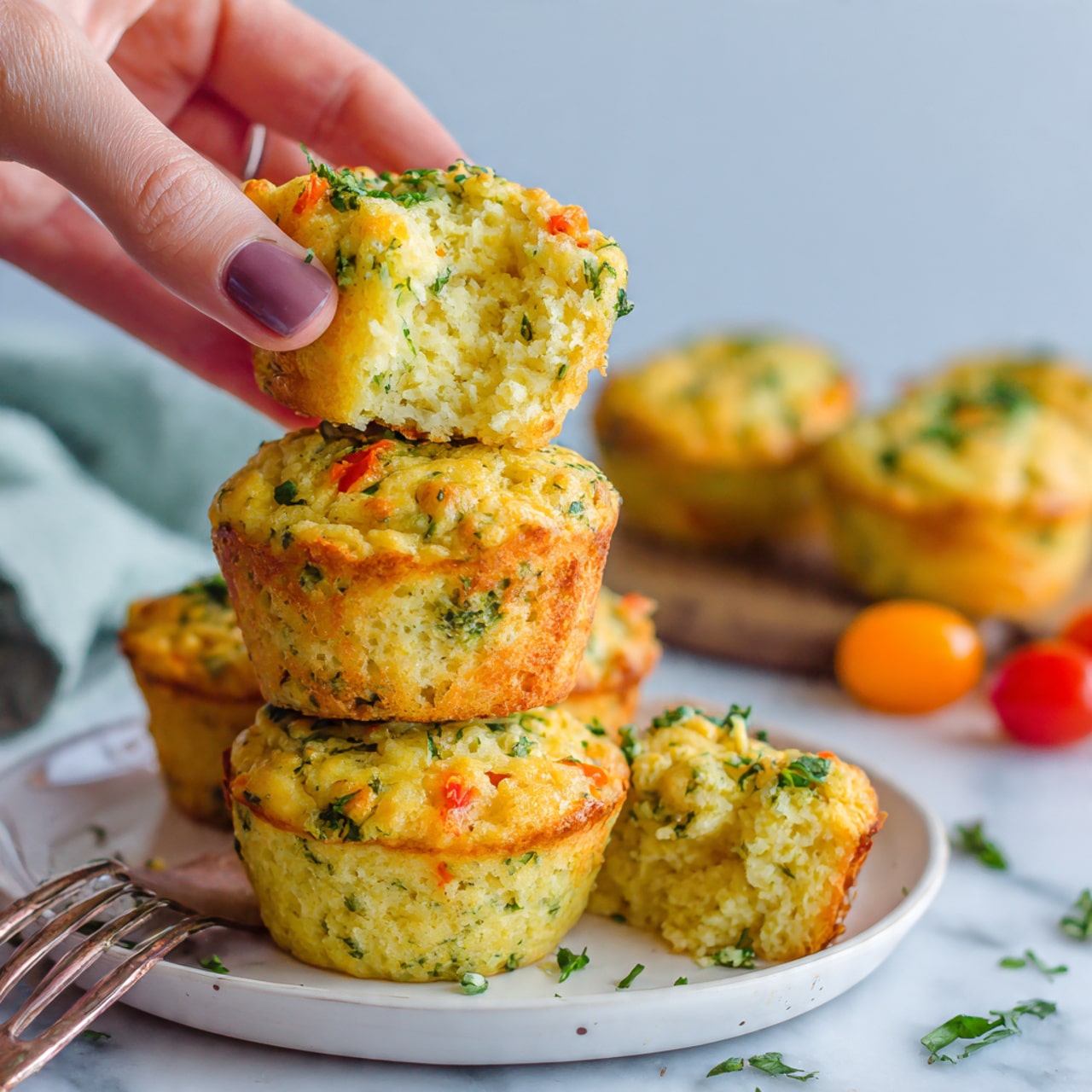 Mini Veggie Frittatas Recipe - Recipe Image