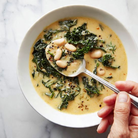 Creamy White Bean Soup with Kale Recipe