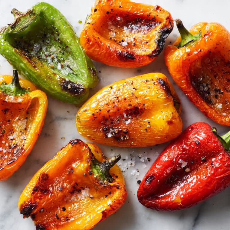 Crunchy Raw Bell Pepper Slices: The Perfect Fresh Snack or Side Dish Recipe