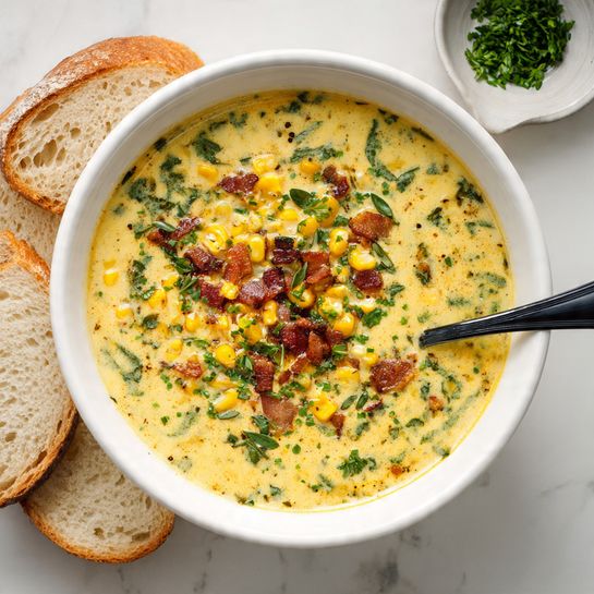 Corn Chowder with Bacon Recipe