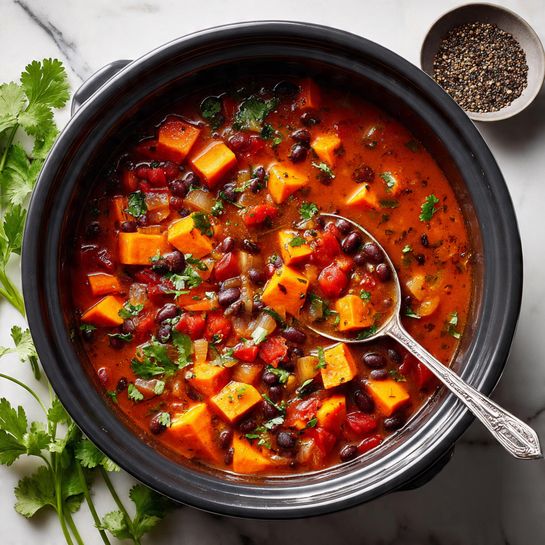 Sweet Potato Black Bean Soup Recipe