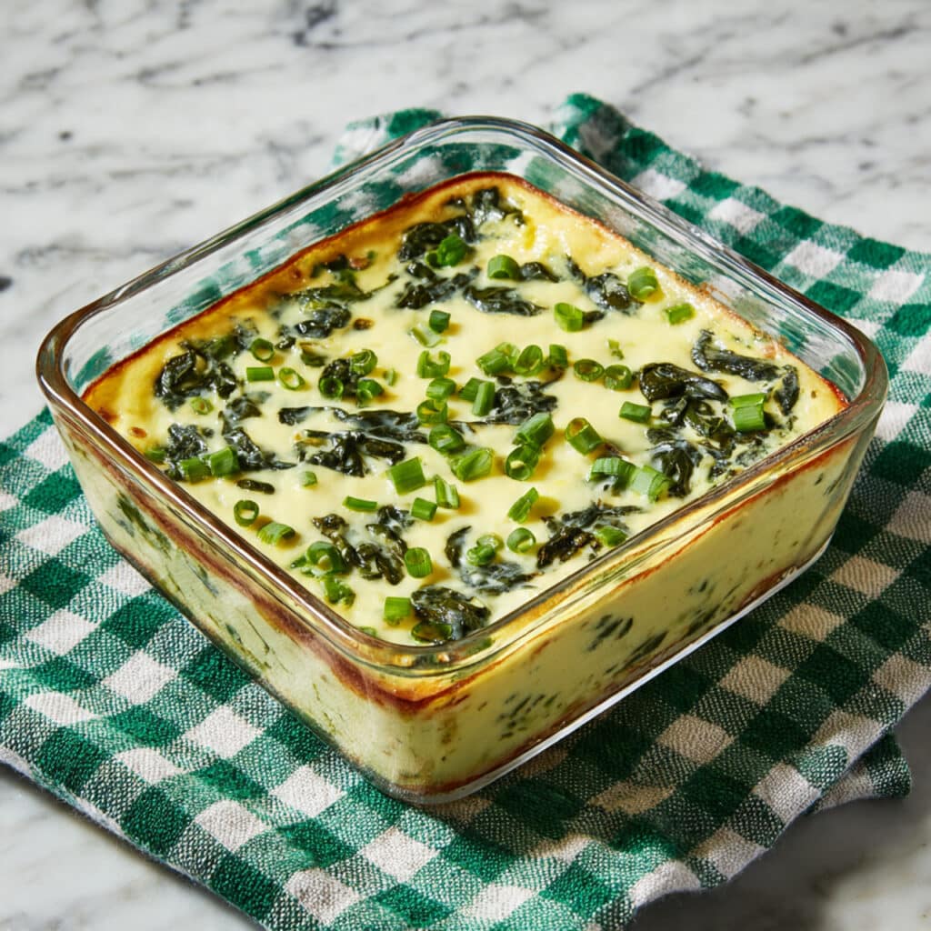 Cheesy Spinach Breakfast Bake Recipe