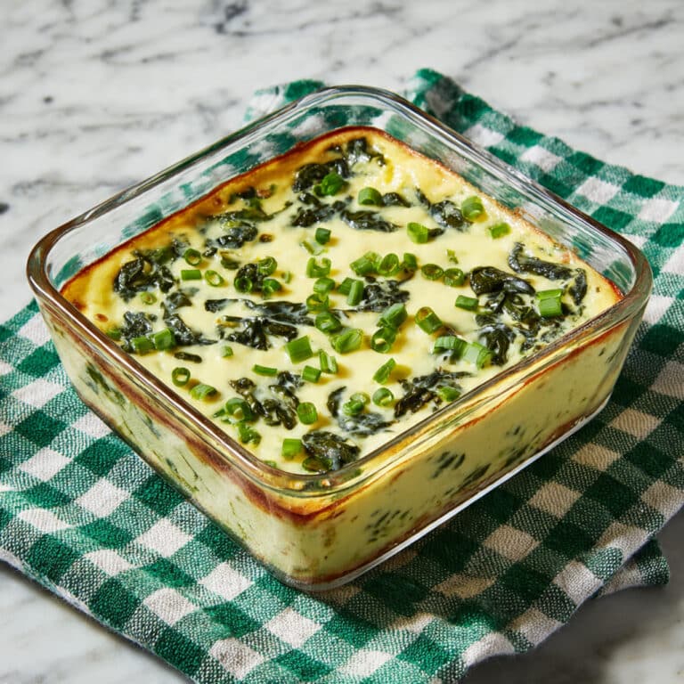 Cheesy Spinach Breakfast Bake Recipe
