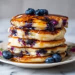 Lemon Blueberry Buttermilk Pancakes Recipe