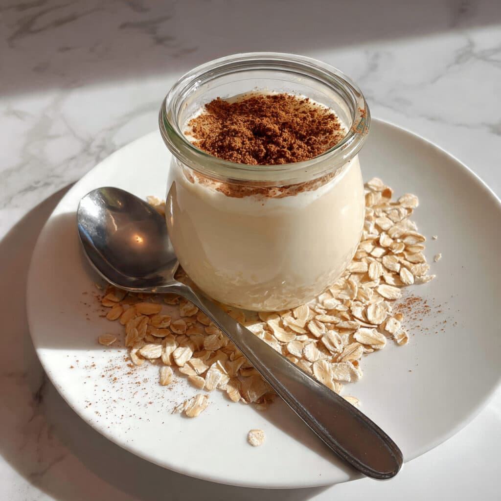 Cinnamon Roll Overnight Oats Recipe