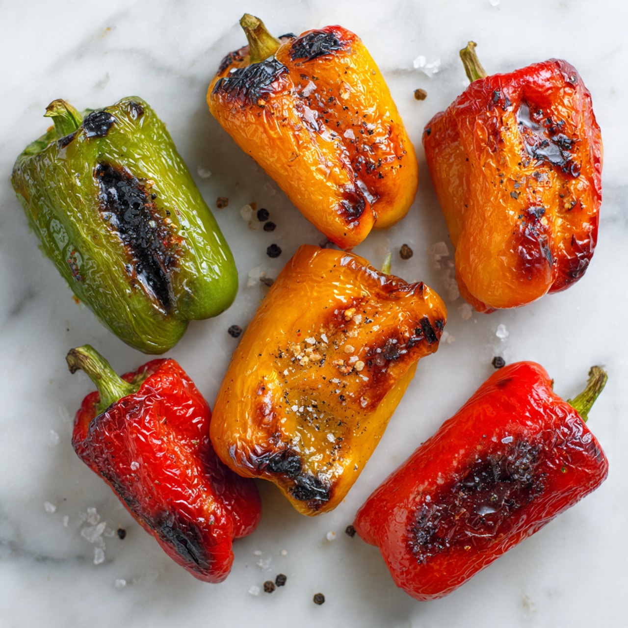 Crunchy Raw Bell Pepper Slices: The Perfect Fresh Snack or Side Dish Recipe - Recipe Image