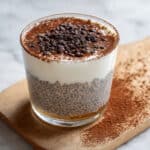 Healthy Tiramisu Chia Pudding with Espresso and Cocoa Recipe