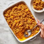 Southern Pineapple Casserole with Cheddar and Buttery Cracker Topping Recipe