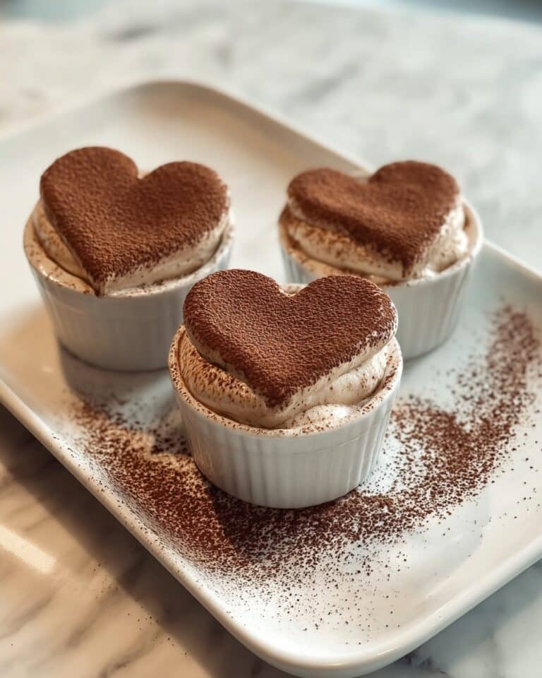 Heart-Shaped Tiramisu Cups Recipe