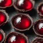 Chocolate Cherry Heart Tarts Recipe