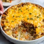 Cheesy Hamburger Rice Casserole Recipe