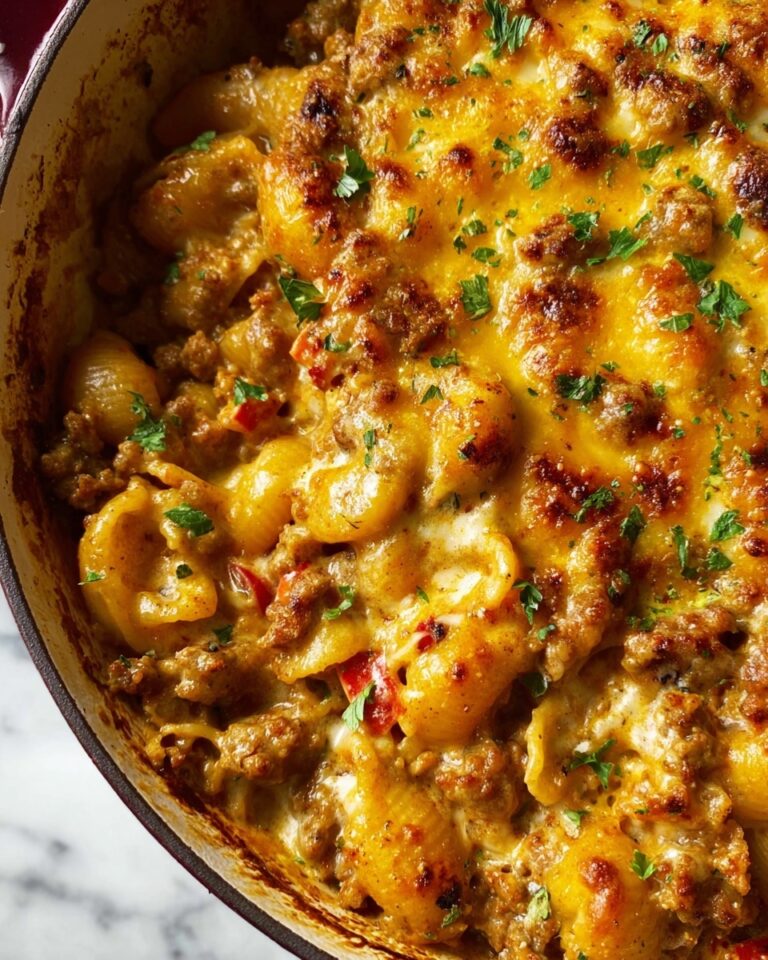 Cheesy One Pot Beef and Potatoes Recipe