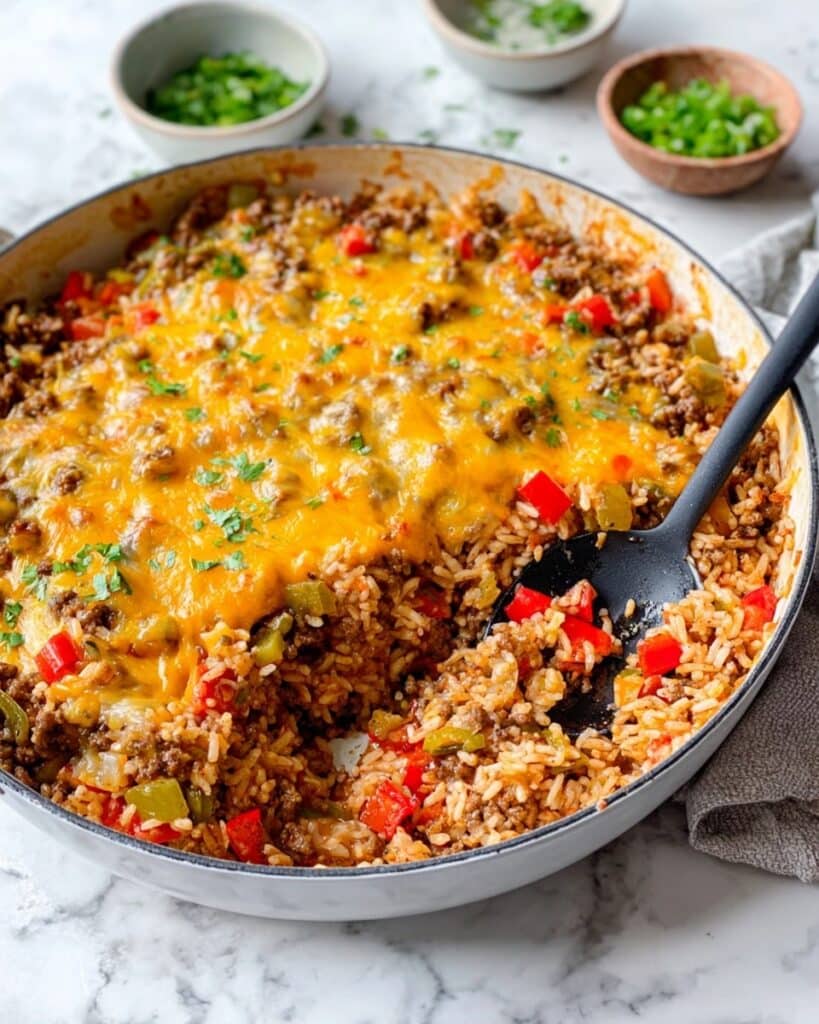 One Pot Unstuffed Pepper Skillet Recipe