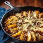Creamy One-Pan Ground Beef Skillet Recipe
